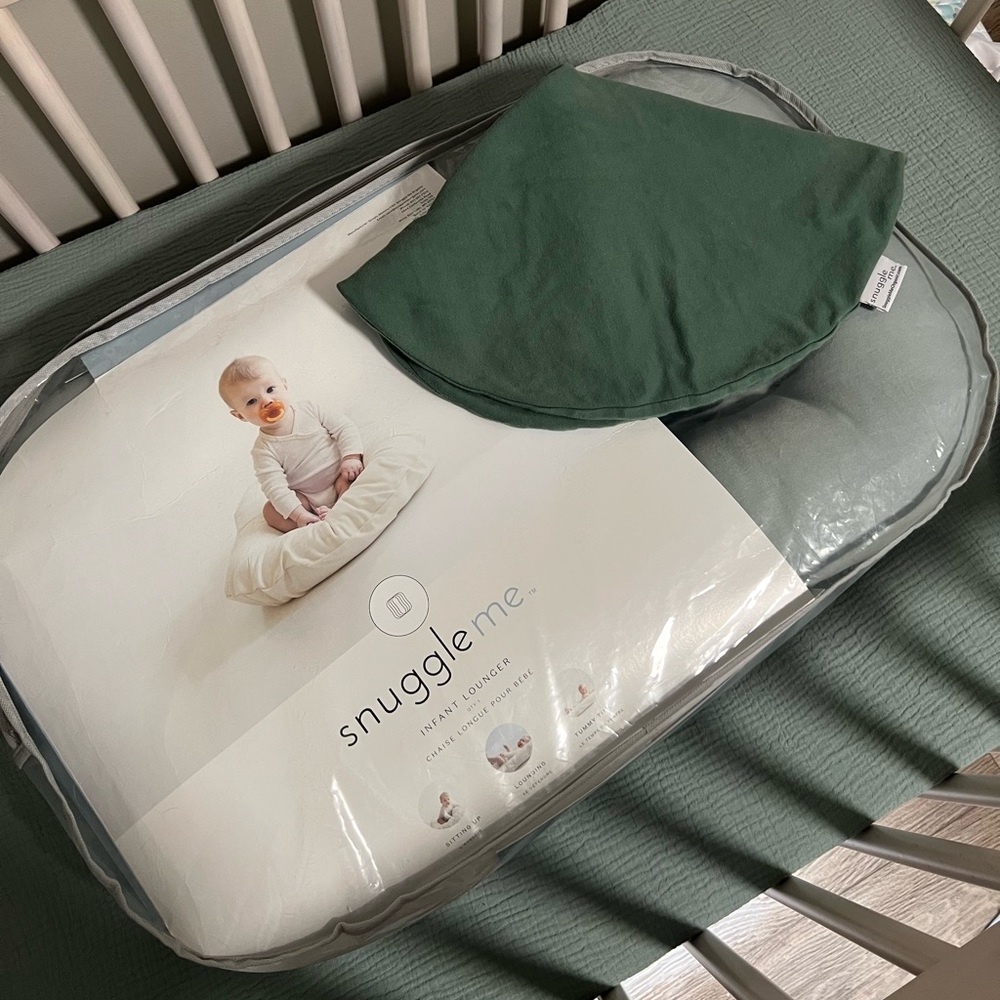 Slate Snuggle Me Organic and Moss Cover